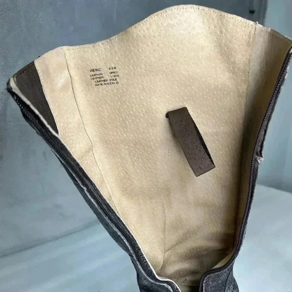 Steven By Steve Madden Reins Leather Knee High Distressed Riding Boots Brown 6.5 - Picture 16 of 16